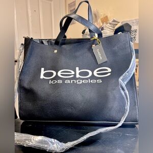 Bebe Rian Black New Tote:NEW WITH TAGs / PRICE IS FIRM!